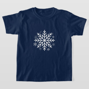 Feestelijke Elegantie Sneeuwvlok Winter Kerstmis D T-shirt