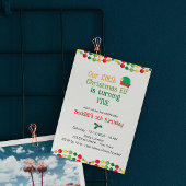 Feestelijke Elf Verjaardag uitnodiging