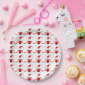 Feestelijke elfen en sterren patroon papieren bordje (Feest)