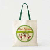 Feestelijke Elfen Kerstcadeau Tassen (Voorkant)