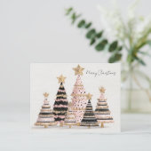 Feestelijke en Elegante Kerstboom Kaart (Staand voorkant)