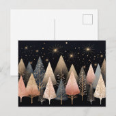 Feestelijke en elegante kerstboom Wenskaart Briefkaart (Voorkant / Achterkant)