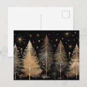 Feestelijke en elegante kerstboom Wenskaart Briefkaart (Voorkant / Achterkant)
