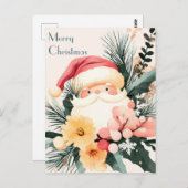 Feestelijke en elegante kerstgroet Briefkaart (Voorkant / Achterkant)