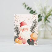 Feestelijke en elegante kerstgroet Briefkaart (Staand voorkant)