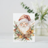 Feestelijke en elegante kerstgroet Briefkaart (Staand voorkant)