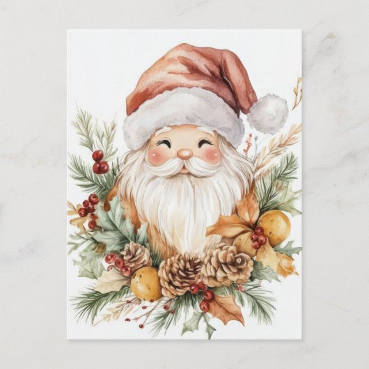 Feestelijke en elegante kerstgroet Briefkaart (Voorkant)