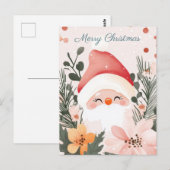 Feestelijke en elegante kerstgroet Briefkaart (Voorkant / Achterkant)