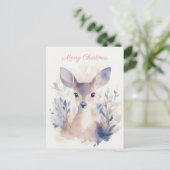 Feestelijke en elegante kerstgroet Briefkaart (Staand voorkant)