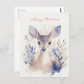 Feestelijke en elegante kerstgroet Briefkaart (Voorkant / Achterkant)