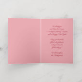 feestelijke en elegante seizoenen groeten goud folie feestdagenkaart (Binnenlaag)