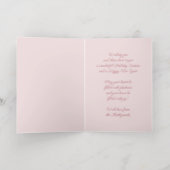 feestelijke en elegante seizoenen groeten goud folie feestdagenkaart (Binnenlaag)