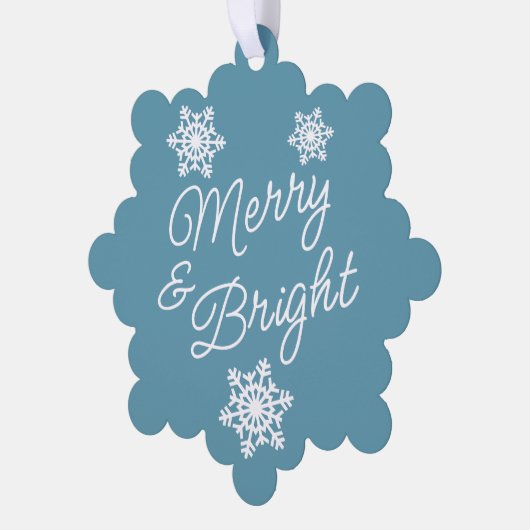 Feestelijke en elegante seizoenen Groeten Ornament Kaart (Links)