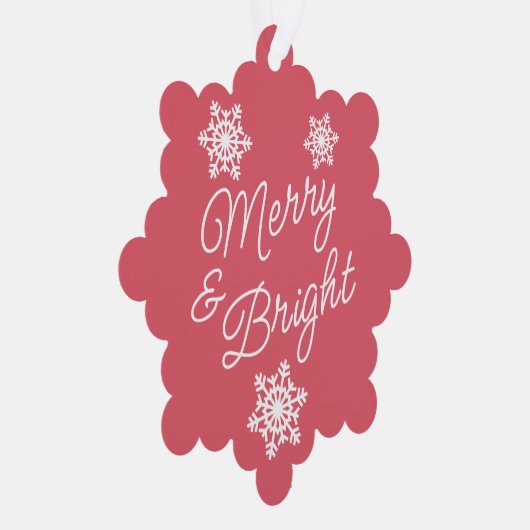 Feestelijke en elegante seizoenen Groeten Ornament Kaart (Rechts)