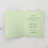 Feestelijke en elegante wensen voor de feestdagen (Binnenlaag)