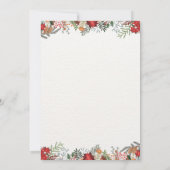 Feestelijke en Fun Christmas Gathering uitnodiging (Achterkant)