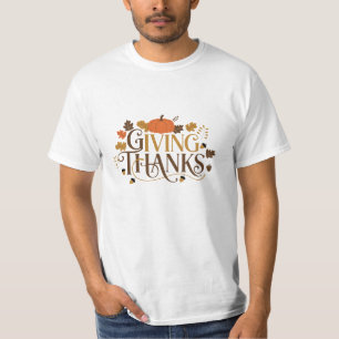 Feestelijke en Grappige Thanksgiving Graphics T-shirt