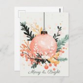 Feestelijke en leuke kerstgroet Briefkaart (Voorkant / Achterkant)