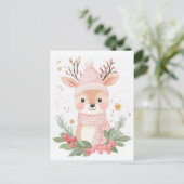 Feestelijke en leuke kerstgroet Briefkaart (Staand voorkant)