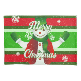 Feestelijke en LEUKE Sneeuwman Kerstmis Kussensloop