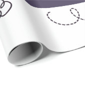 Feestelijke Esdoornbladeren Viering Cadeaupapier (Rol Hoek)