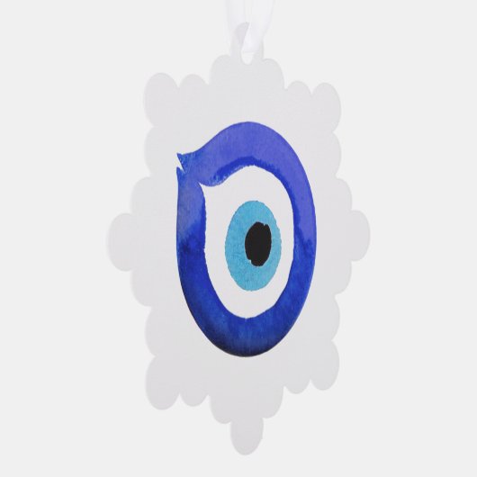 Feestelijke Evil Eye Ornament Kaart (Rechts)