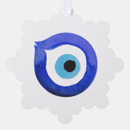 Feestelijke Evil Eye Ornament Kaart