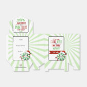 Feestelijke Excite-Mint Holiday Kaart met aangepas Bedankdoosjes (Uitgevouwen)