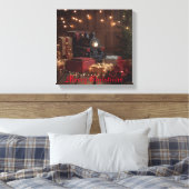 Feestelijke Express Canvas Afdruk (Insitu (Slaapkamer))