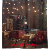 Feestelijke Express Douchegordijn (Voorkant)