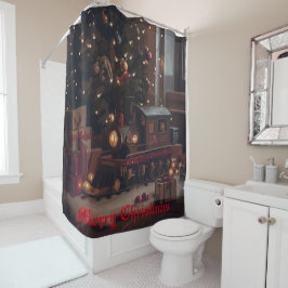 Feestelijke Express Douchegordijn