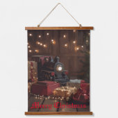 Feestelijke Express Hangend Wandkleed (Voorkant)