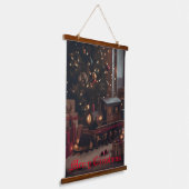 Feestelijke Express Hangend Wandkleed (Gebogen)