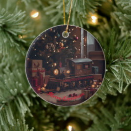 Feestelijke Express Keramisch Ornament