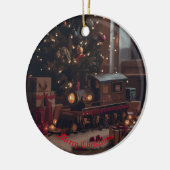 Feestelijke Express Keramisch Ornament (Links)