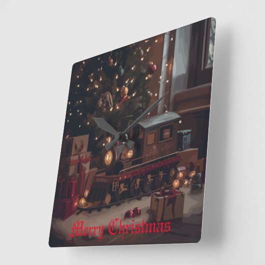 Feestelijke Express Vierkante Klok (Hoek)