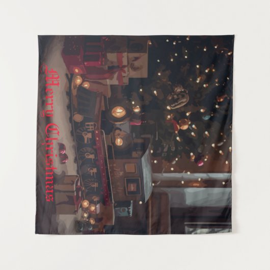 Feestelijke Express Wandkleed (Voorkant (horizontaal))