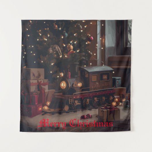 Feestelijke Express Wandkleed (Voorkant)