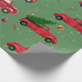  feestelijke fala kerstboom van cadeau cadeaupapier (Hoek)