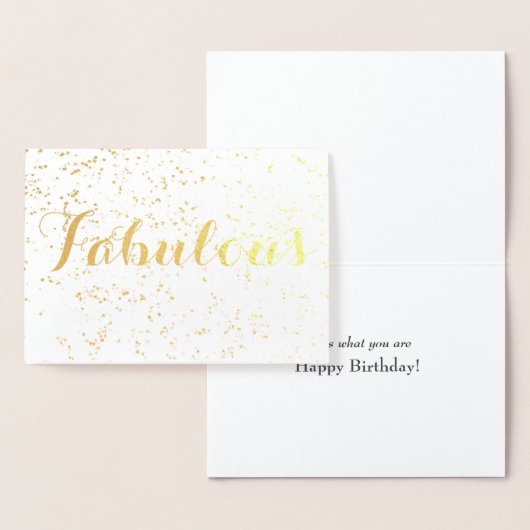 Feestelijke fantastische verjaardag folie kaarten (Display)