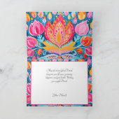 Feestelijke Fauvist Diwali Groeten Feestdagen Kaart (Binnen)