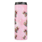 Feestelijke Fawn Holiday Thermosbeker (Achterkant)