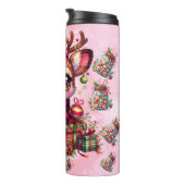 Feestelijke Fawn Holiday Thermosbeker (Geroteerd rechts)