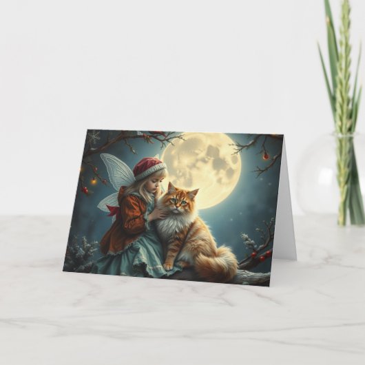 feestelijke fee-Kaart Bedankkaart (Voorkant)