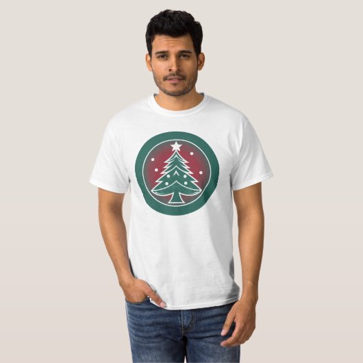 Feestelijke feest: een kerstgenot t-shirt (Voorkant volledig)