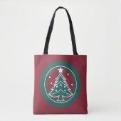 Feestelijke feest: een kerstgenot tote bag (Voorkant)