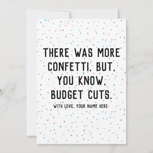 feestelijke feestdag afstuderen kaart (Achterkant)