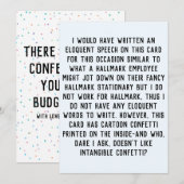 feestelijke feestdag afstuderen kaart (Voorkant / Achterkant)