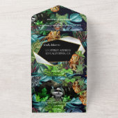 Feestelijke feestdag all in one uitnodiging (Buitenkant)