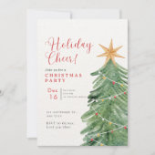 Feestelijke feestdag Cheer Christmas Party Kaart (Voorkant)